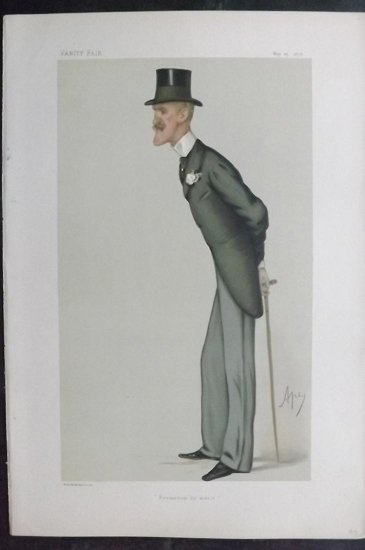 Vanity Fair Print 1878 Frederick Arthur Wellesley (1 of 1)
