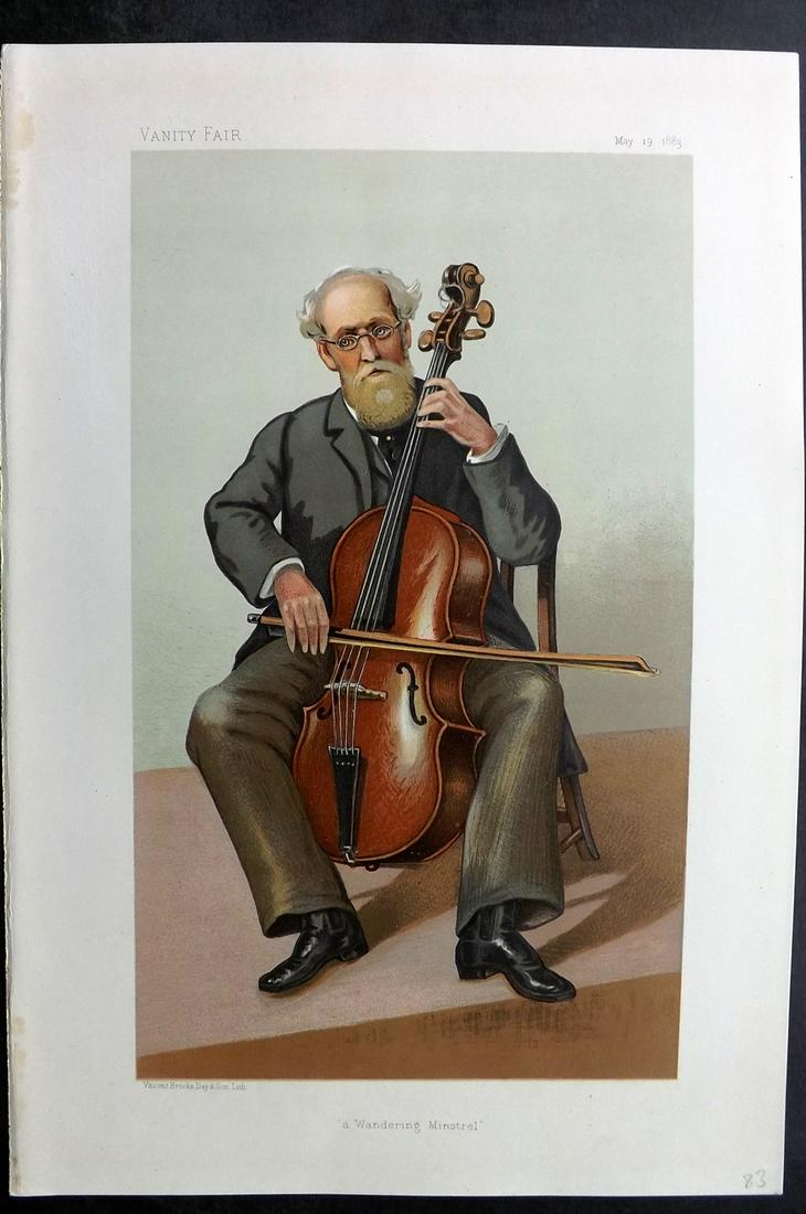 Vanity Fair Print 1883 Lord Gerald FitzGerald, Music (1 of 1)