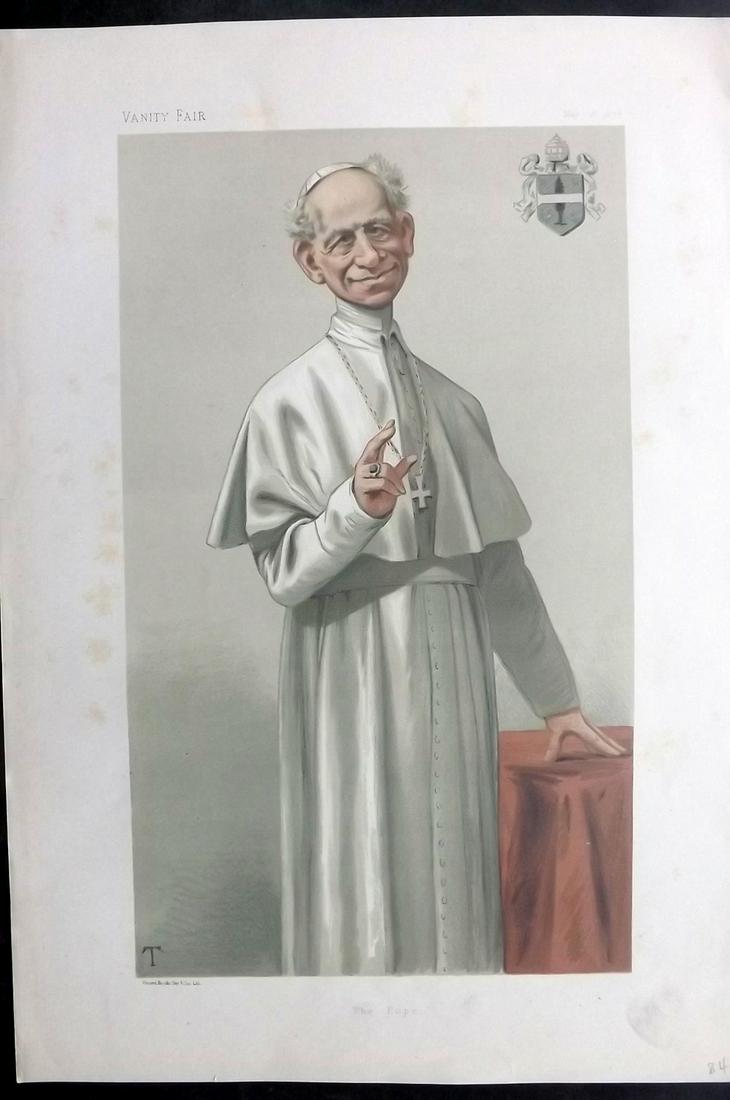 Vanity Fair Print 1878 Pope Leo XIII (1 of 1)