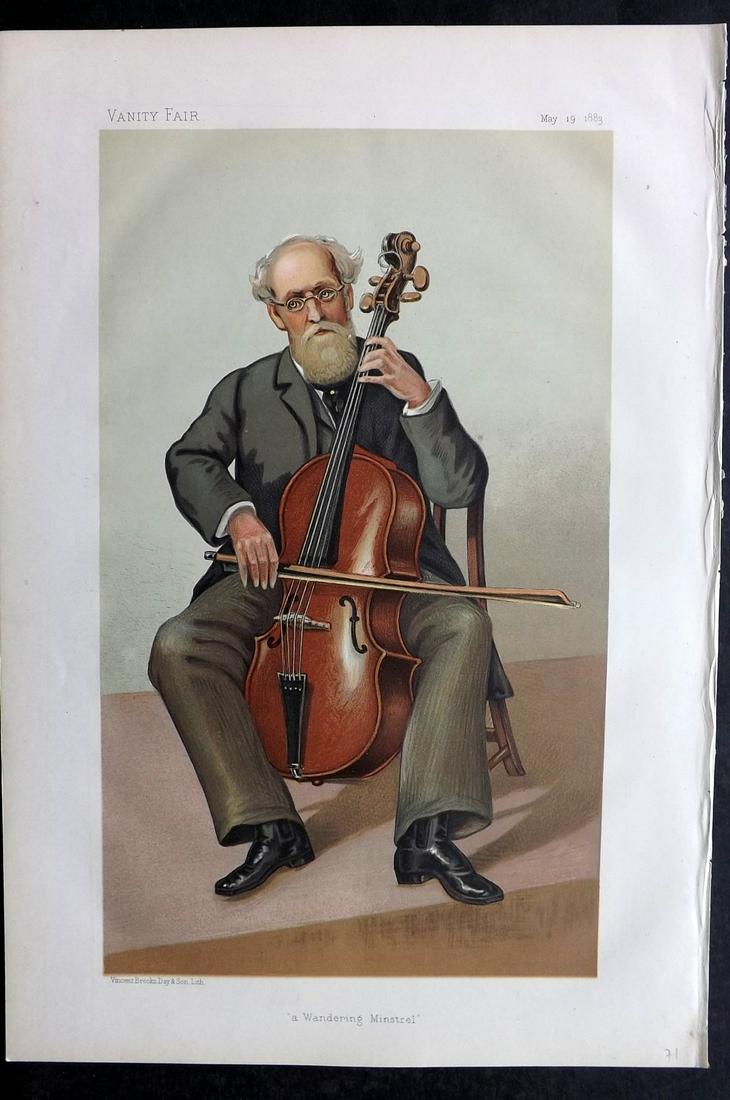 Vanity Fair Print 1883 Lord Gerald FitzGerald, Music (1 of 1)