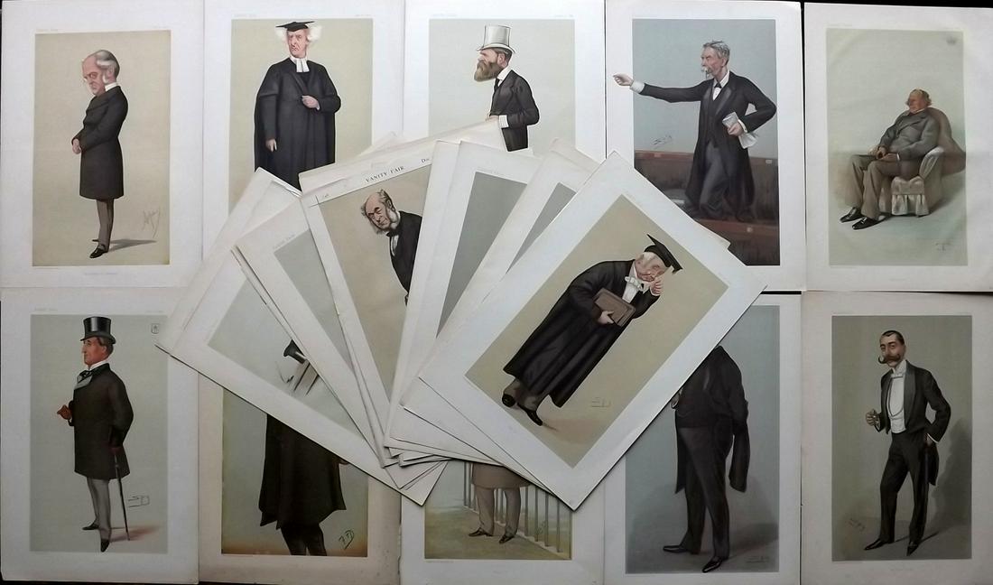 Vanity Fair Prints 19th Cent. Lot of 29 Prints (1 of 9)