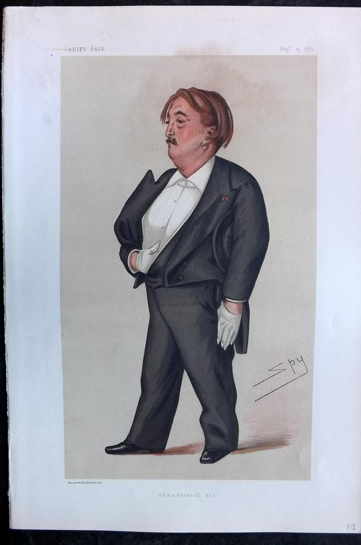 Vanity Fair Print 1877 Gustave Dore, Artist (1 of 1)