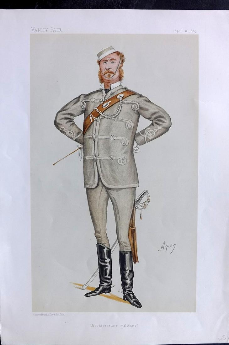 Vanity Fair Print 1885 Robert William Edis, Architect (1 of 1)