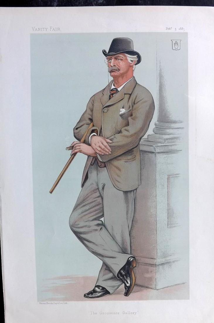 Vanity Fair Print 1885 Coutts Lindsay (1 of 1)