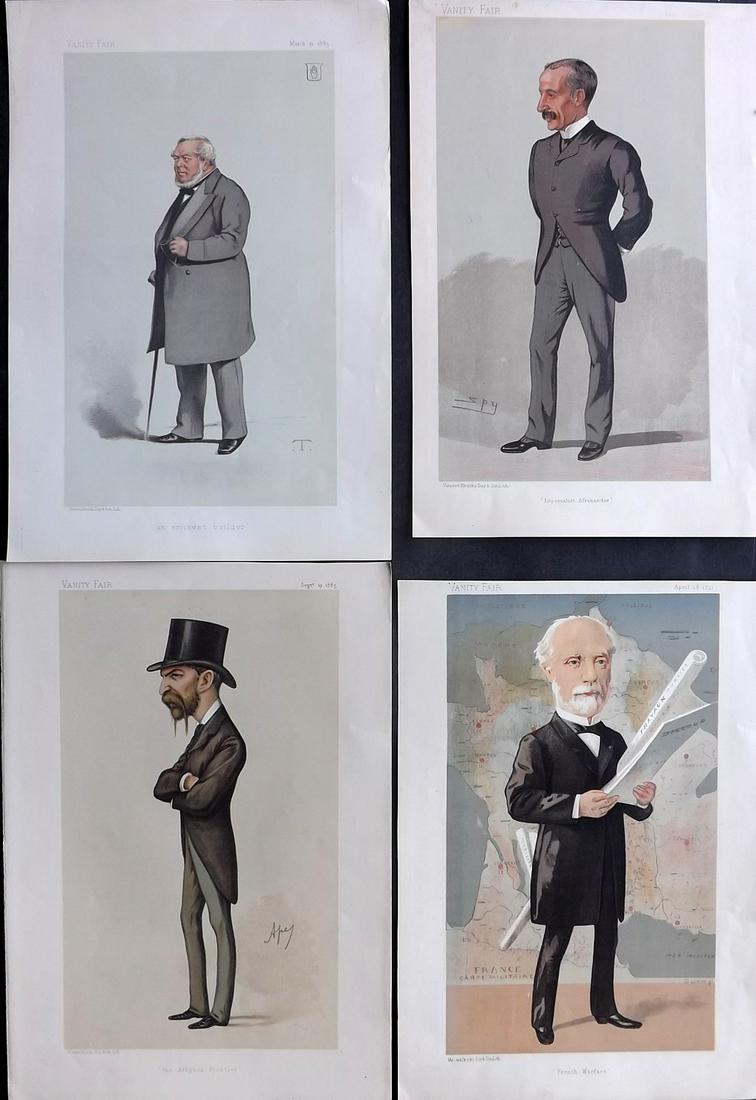 Vanity Fair Print 19th Cent. Lot of 4 Prints. Architects (1 of 1)