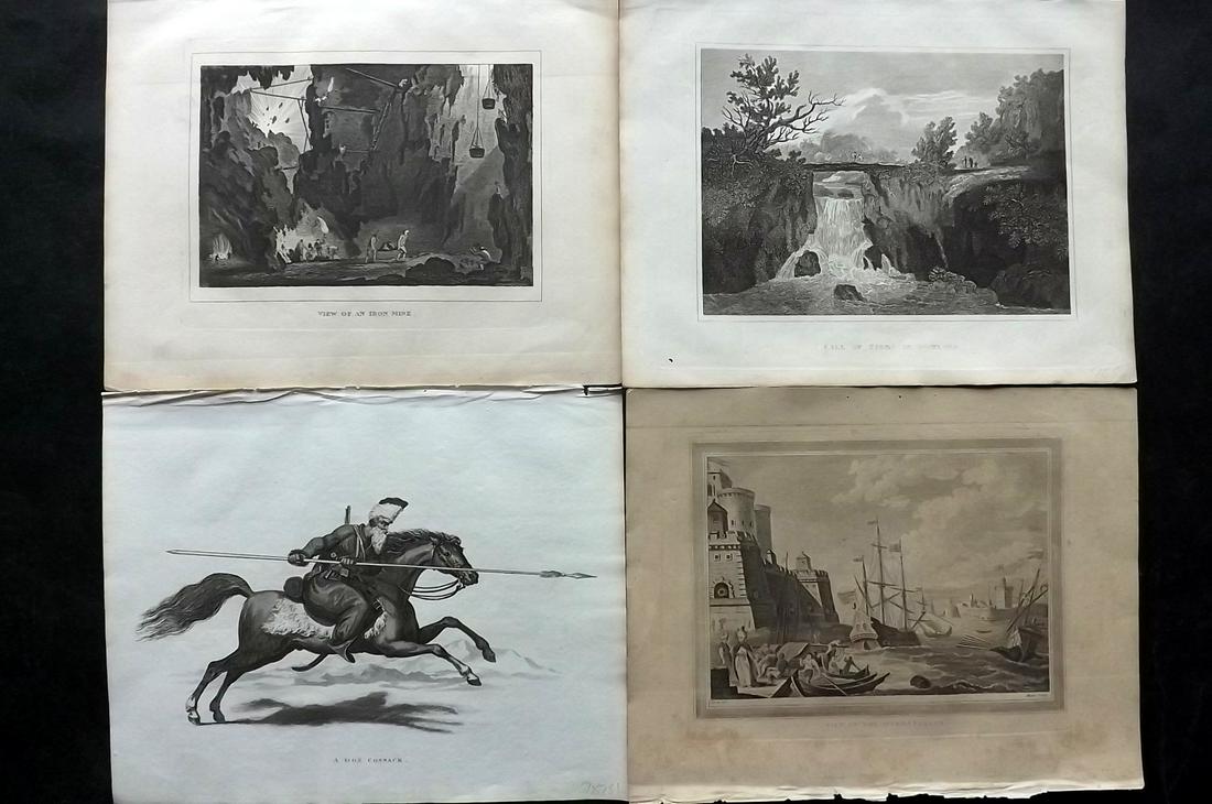 Kelly, Christopher 1836 Lot of 4 Prints. Scotland, Turkey & A Don Cossack Russia (1 of 2)