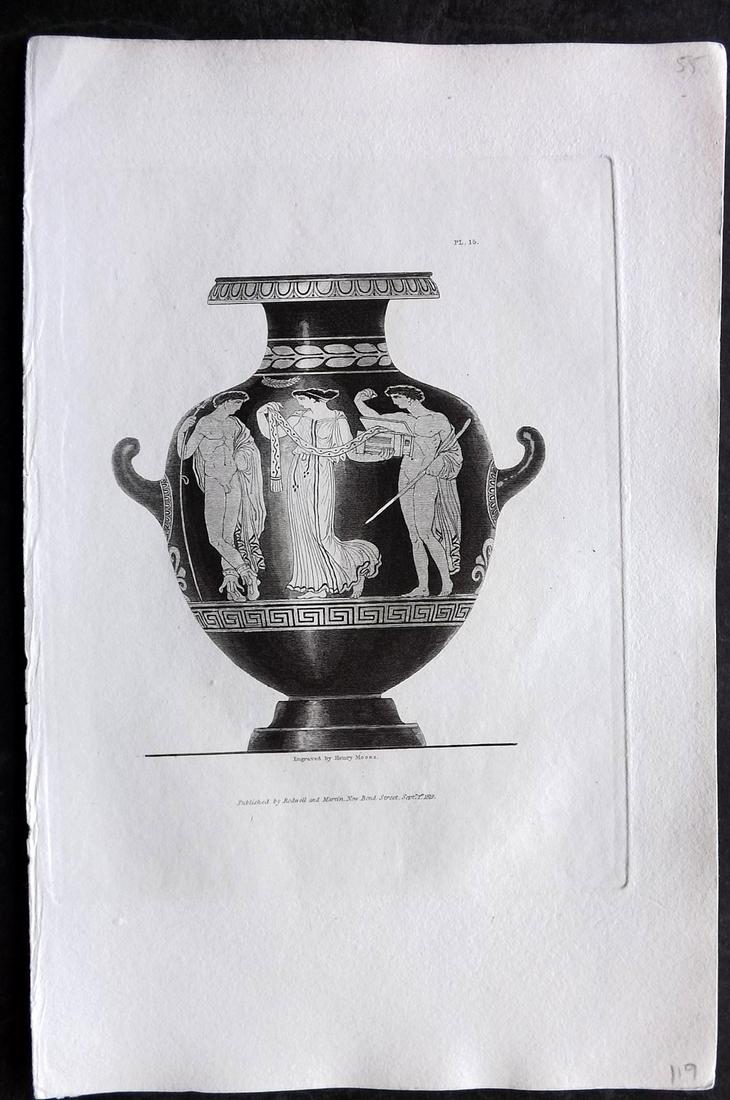 Moses & Englefield 1820 Antique Vase Print 15 (1 of 2)