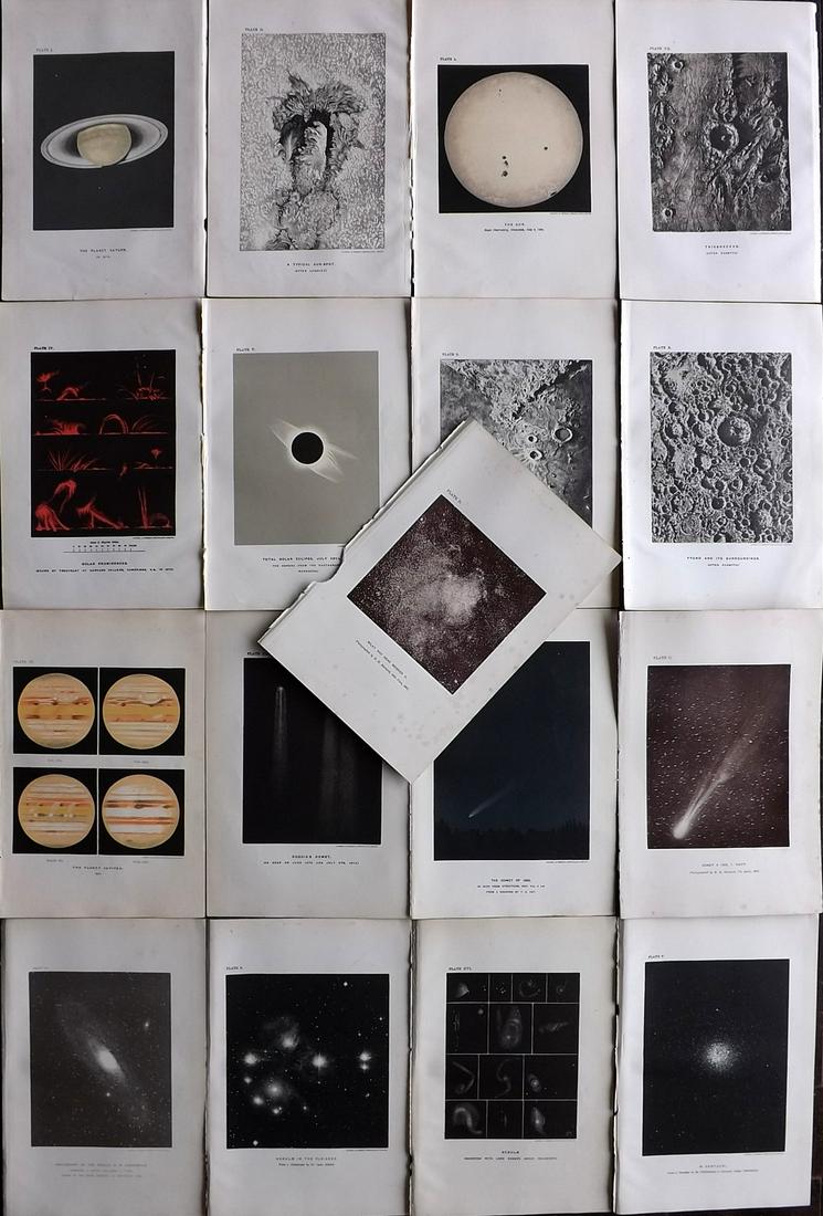 Ball, Robert 1901 Lot of 17 Astronomy Celestial Prints (1 of 6)