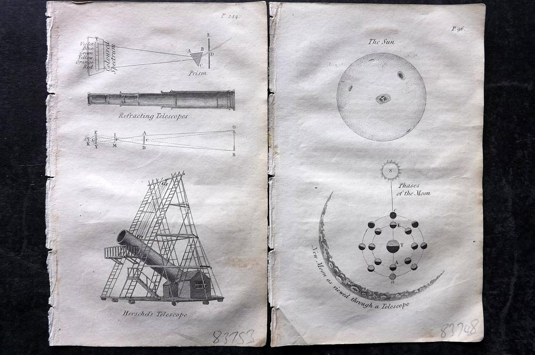Blair, David 1832 Pair of Miniature Astronomy Prints (1 of 2)