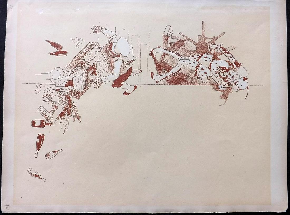 Cheret, Jules 1900 Folio French Belle Epoque Print (1 of 2)