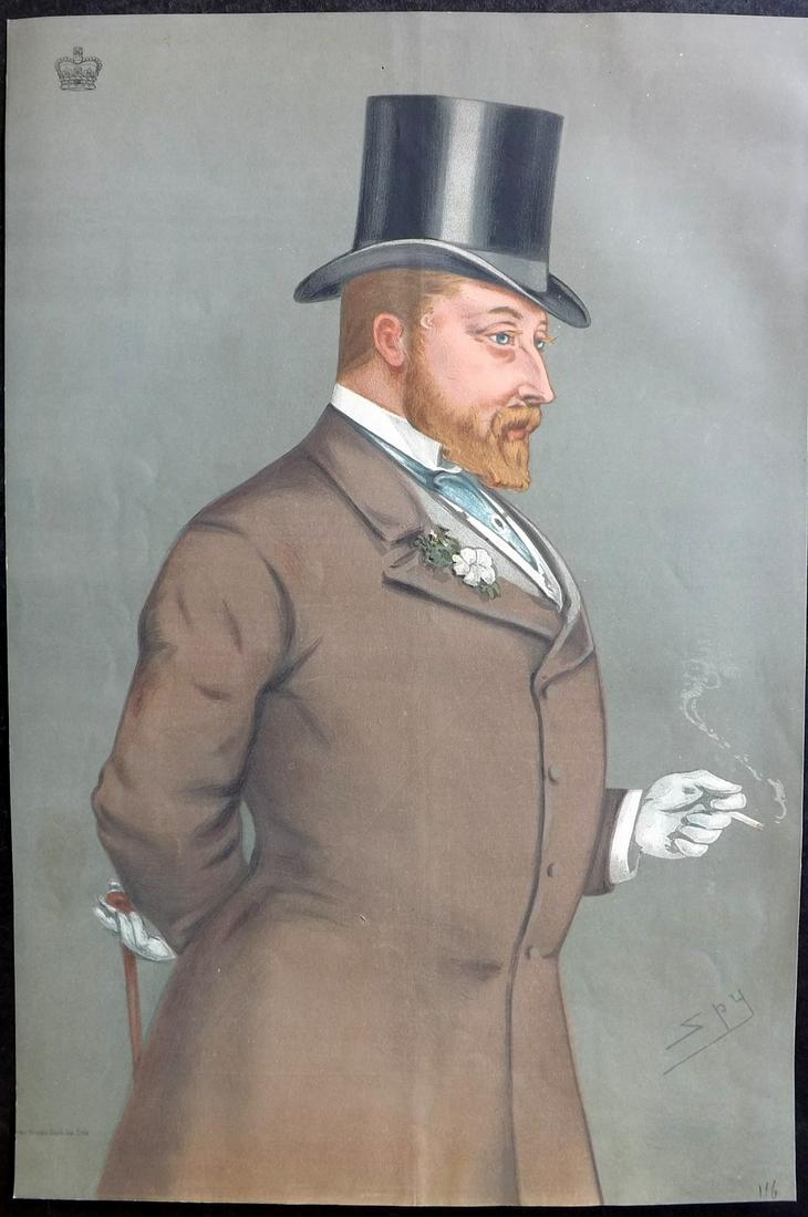 Vanity Fair Print 1878 King Edward VII, Royal (1 of 1)