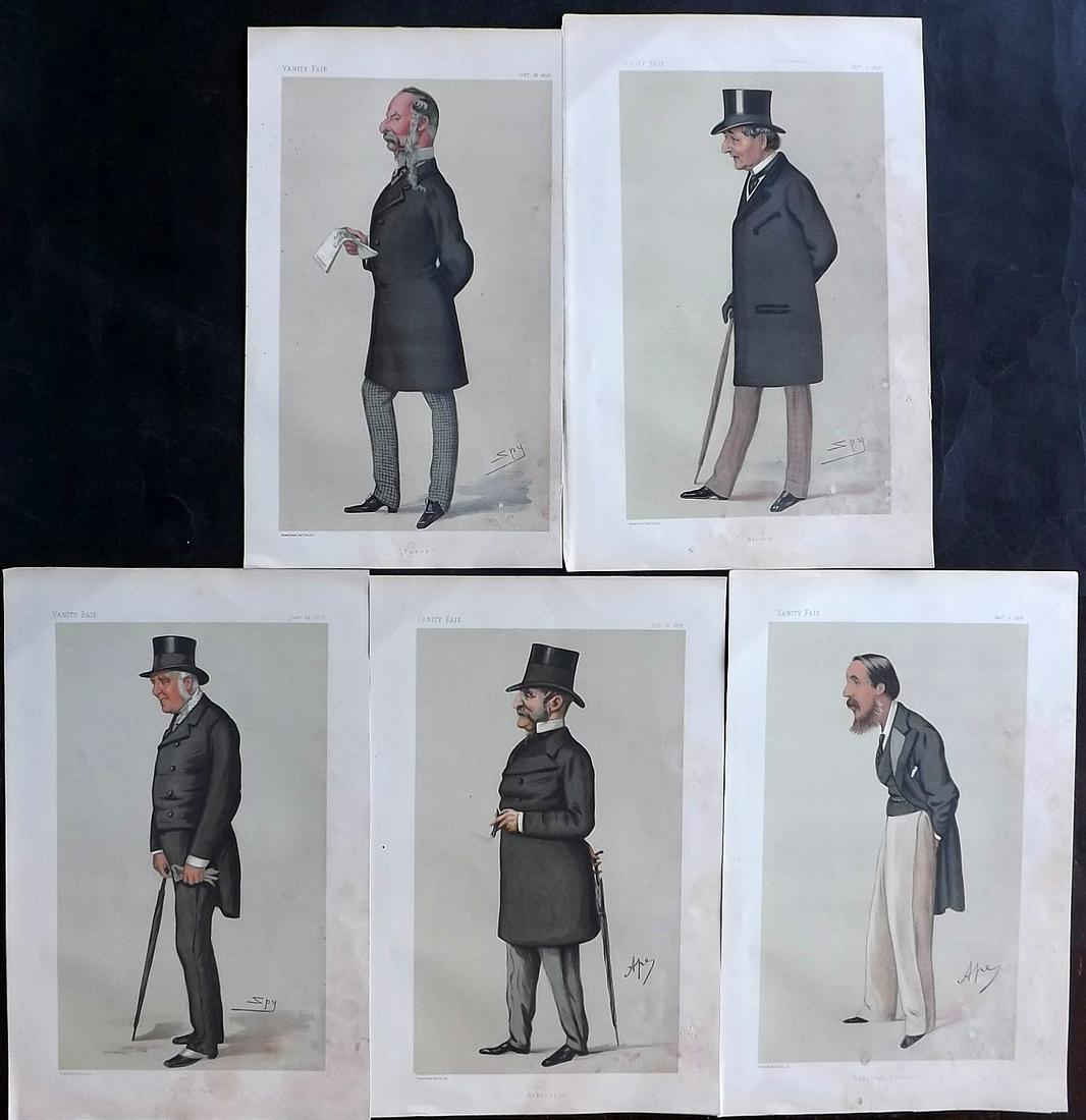 Vanity Fair Print 1878 Lot of 5 Prints (1 of 2)
