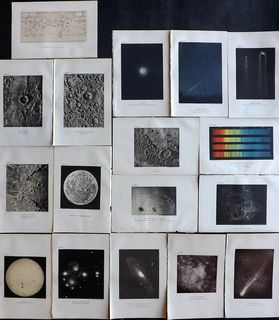 Ball, Robert 1901 Lot of 17 Astronomy Celestial Prints (1 of 5)