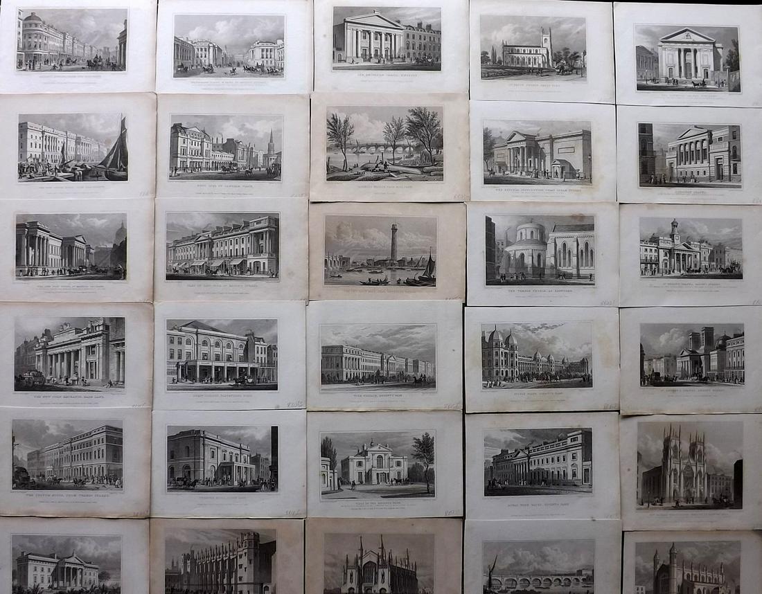 Shepherd, Thomas 1831 Lot of 30 Engraved Views of London (1 of 9)