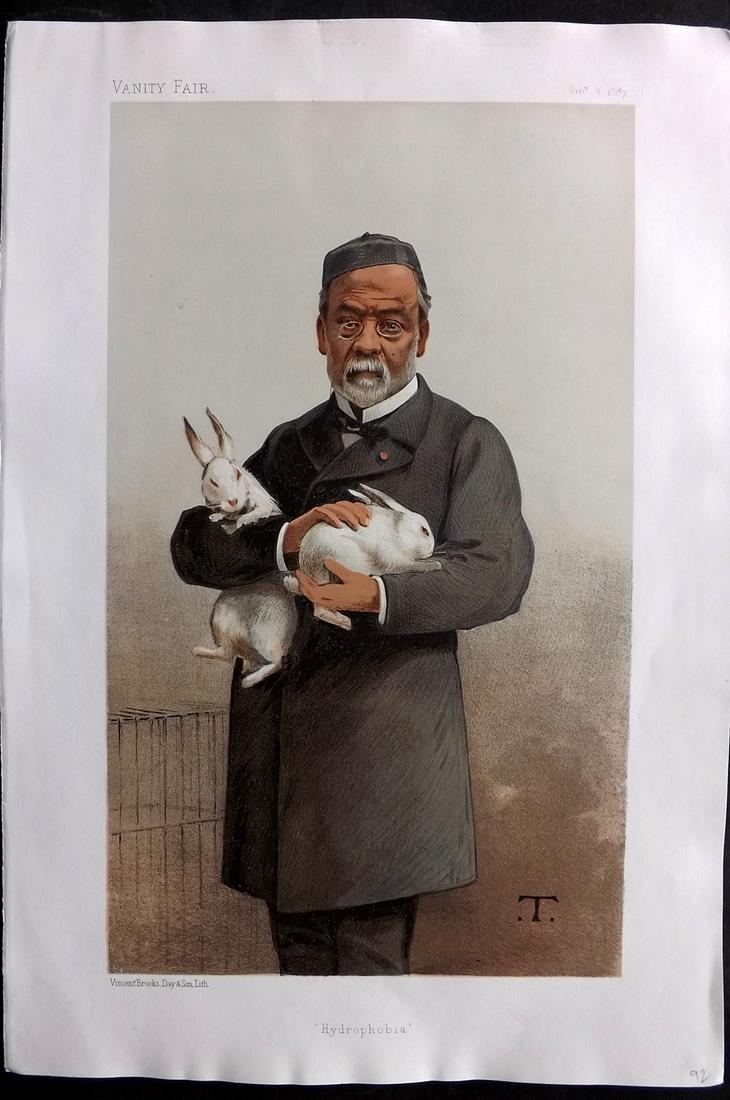Vanity Fair Print 1887 Louis Pasteur, Science (1 of 1)