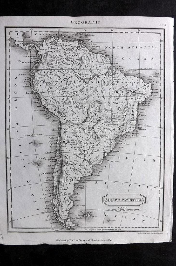Findlay, Alexander 1828 Map. South America (1 of 2)