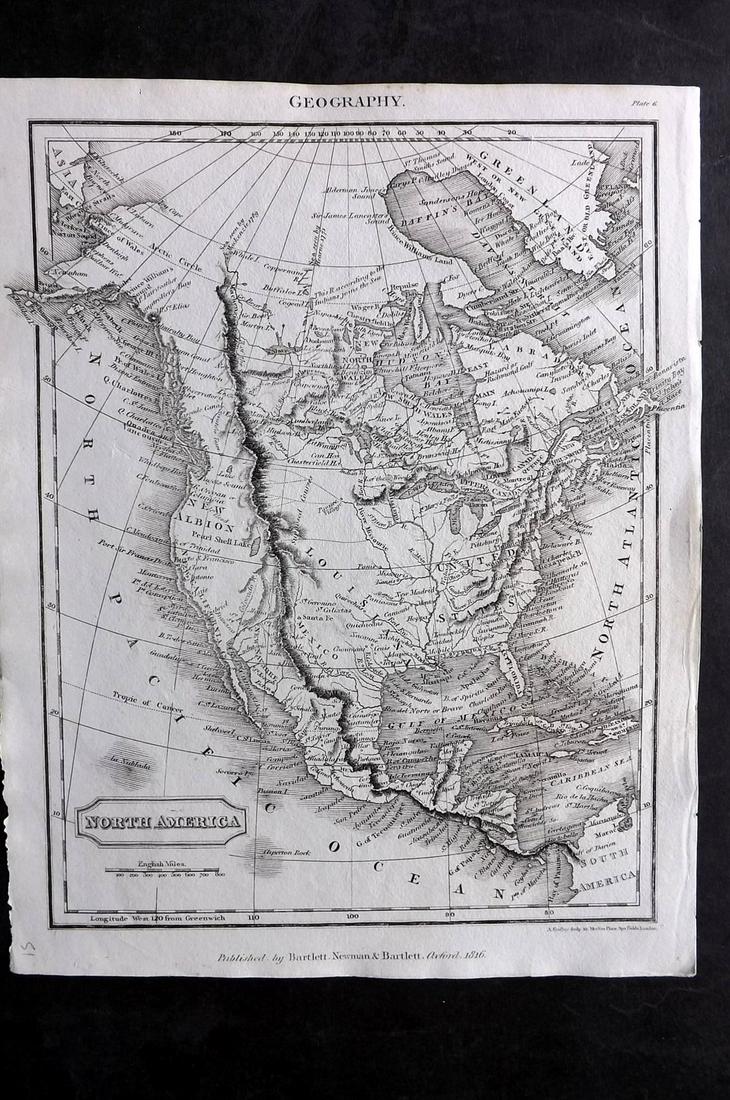 Findlay, Alexander 1828 Map. North America. USA Canada (1 of 2)