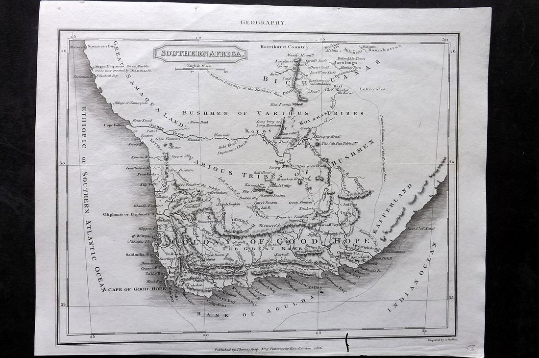 Findlay, Alexander 1828 Map. Southern Africa (1 of 2)