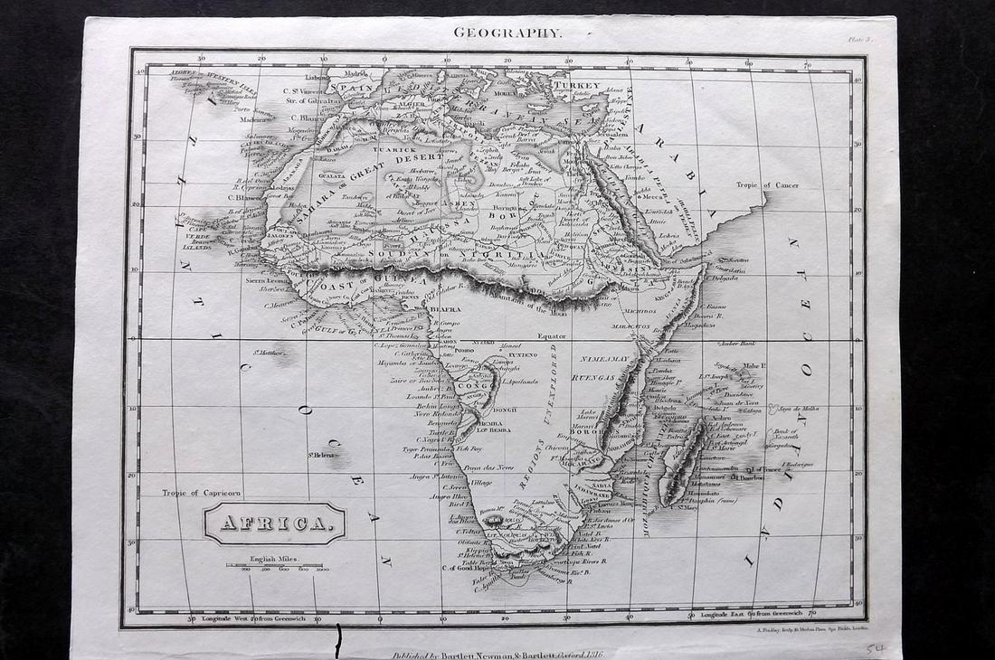 Findlay, Alexander 1828 Map. Africa (1 of 2)