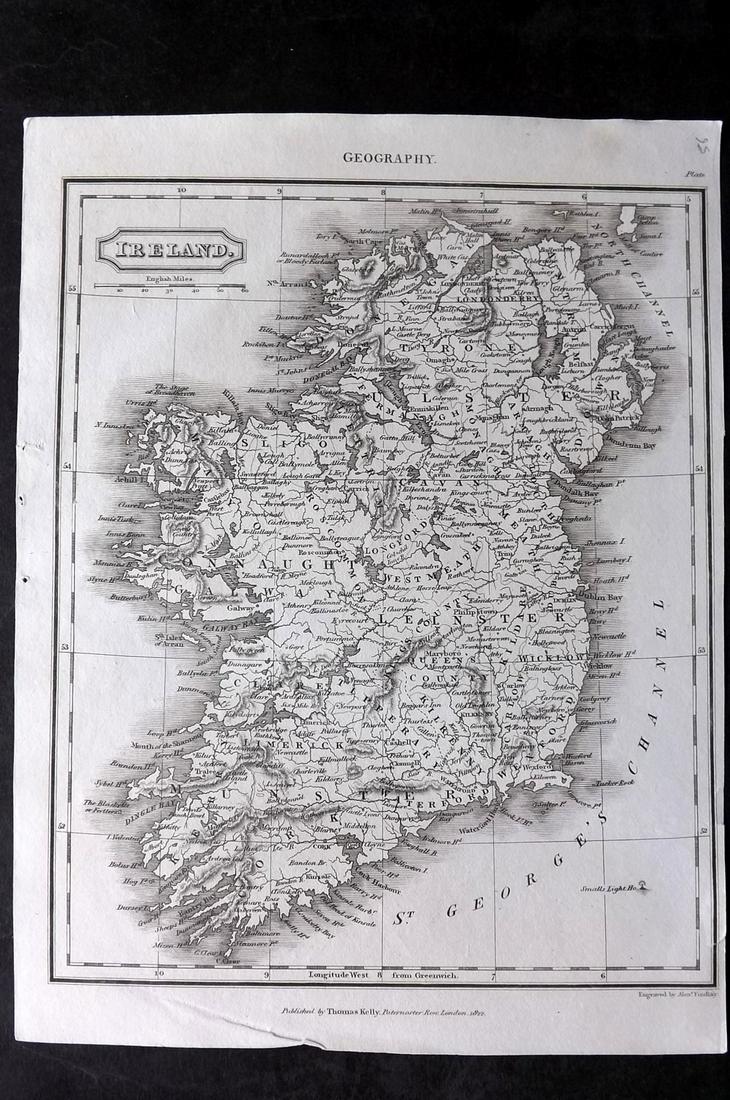 Findlay, Alexander 1828 Map. Ireland (1 of 2)