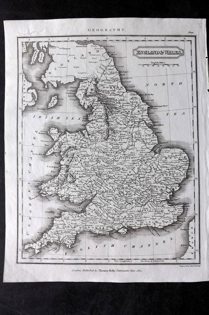 Findlay, Alexander 1828 Map. England & Wales (1 of 2)