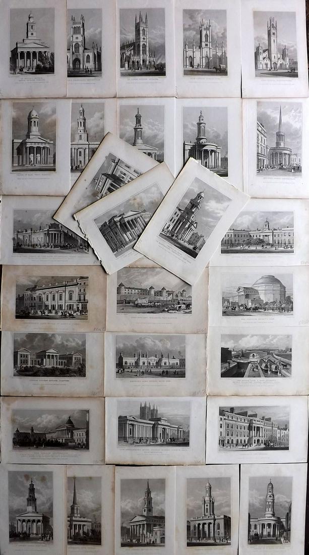 Shepherd, Thomas 1831 Lot of 30 Engraved Views of London (1 of 7)
