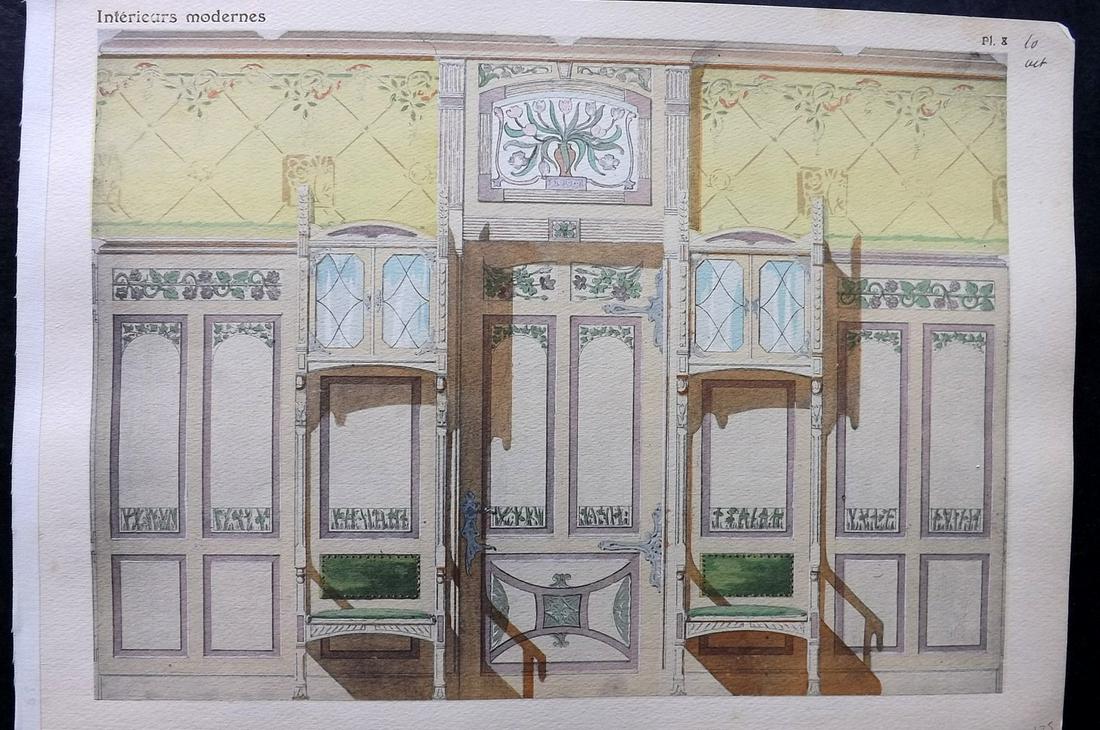 Remon, Georges 1900 Folio HC Pochoir. Interieurs Modernes 08 (1 of 2)
