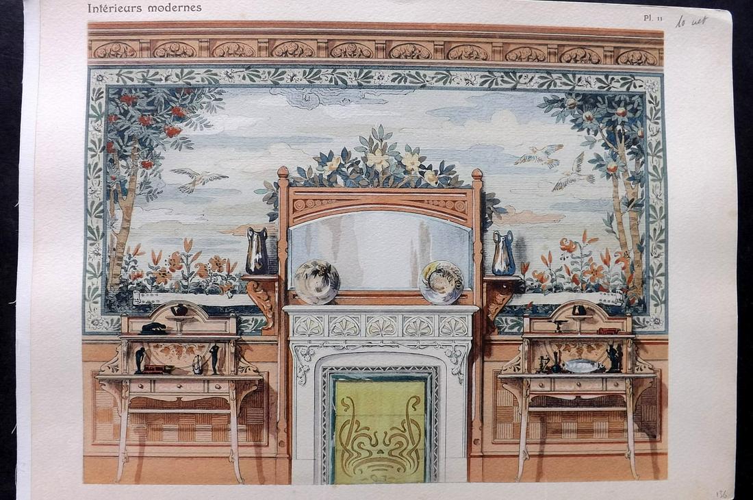 Remon, Georges 1900 Folio HC Pochoir. Interieurs Modernes 11 (1 of 2)