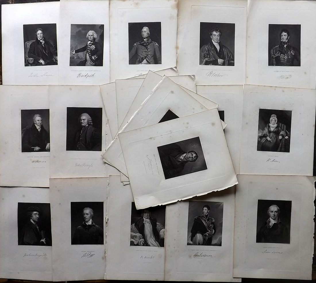Fisher (Pub) C1840 Lot of 20 Steel Engraved Portraits (1 of 6)