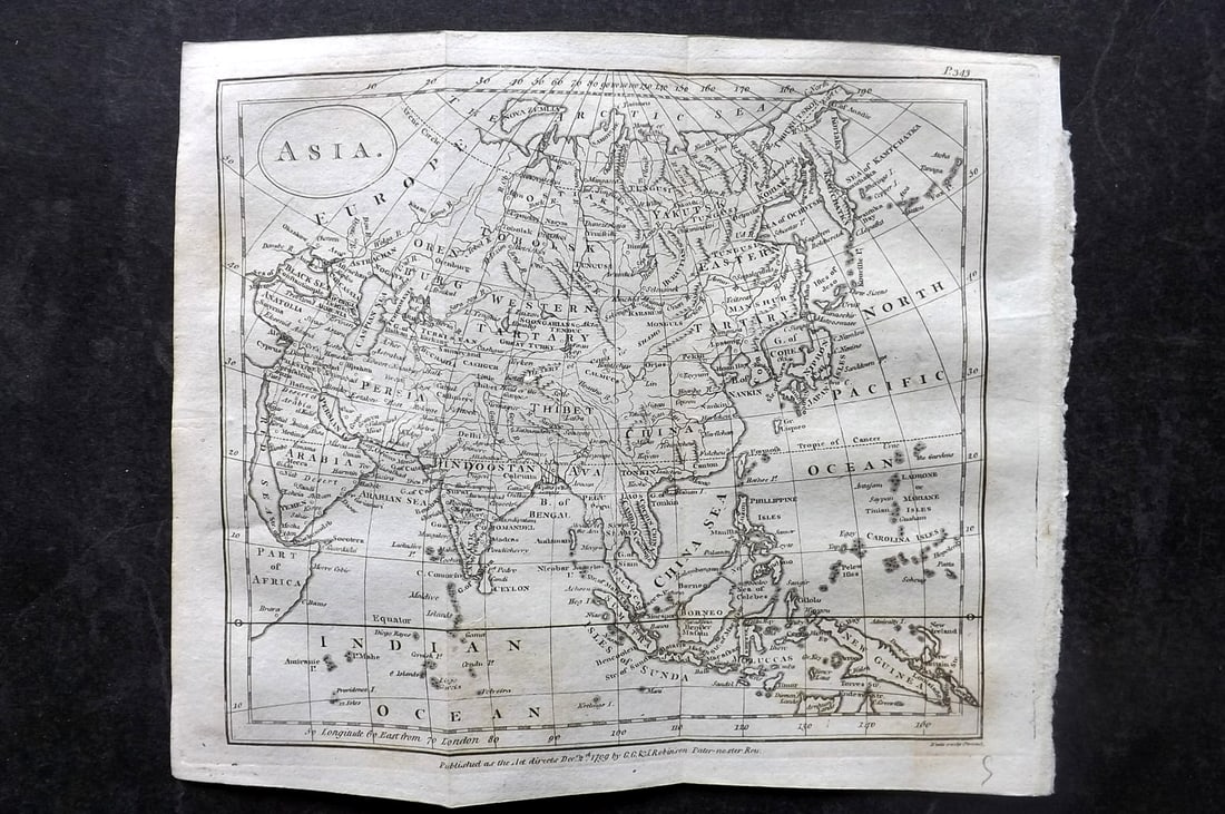Vyse, Charles 1805 Antique Map. Asia (1 of 1)