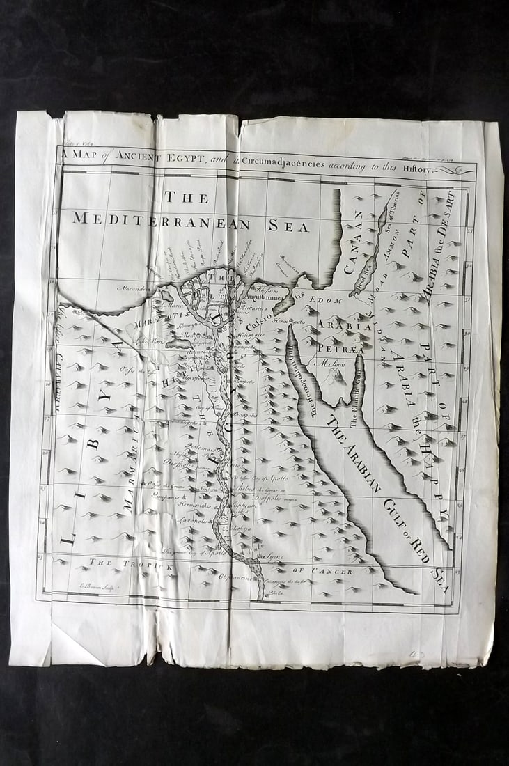 Sale & Psalmanazar C1740 Map. Egypt & Arabia (1 of 2)