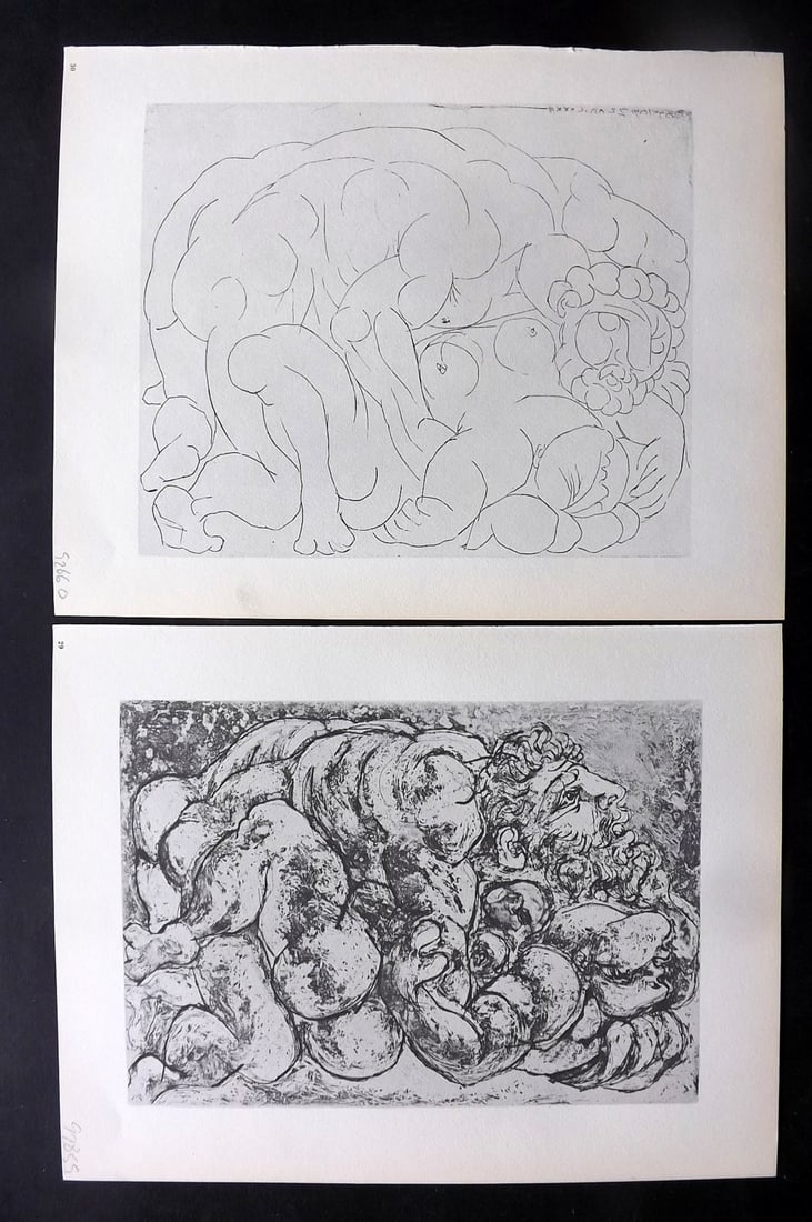 Picasso & Vollard 1956 Pair of Vintage Prints (1 of 2)