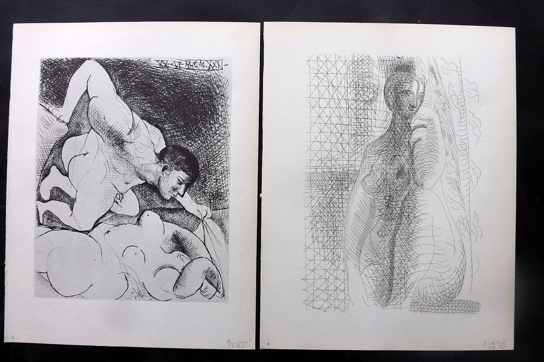 Picasso & Vollard 1956 Pair of Vintage Prints (1 of 2)