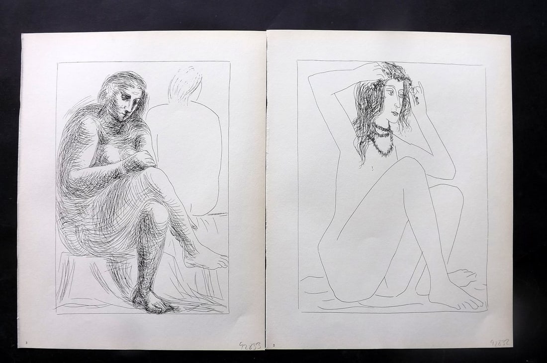Picasso & Vollard 1956 Pair of Vintage Prints (1 of 2)