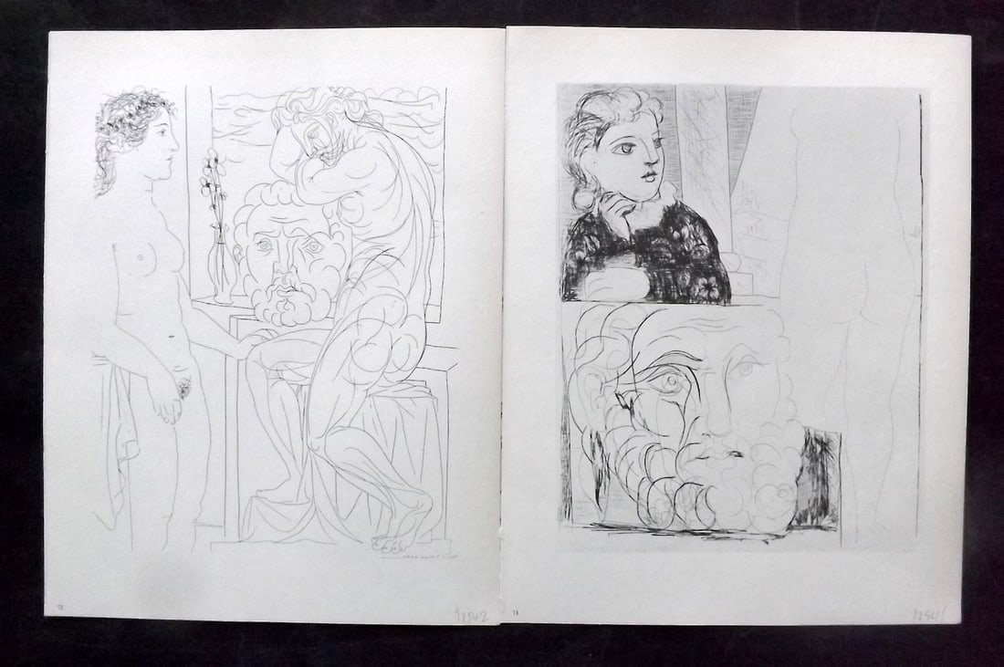 Picasso & Vollard 1956 Pair of Vintage Prints (1 of 2)