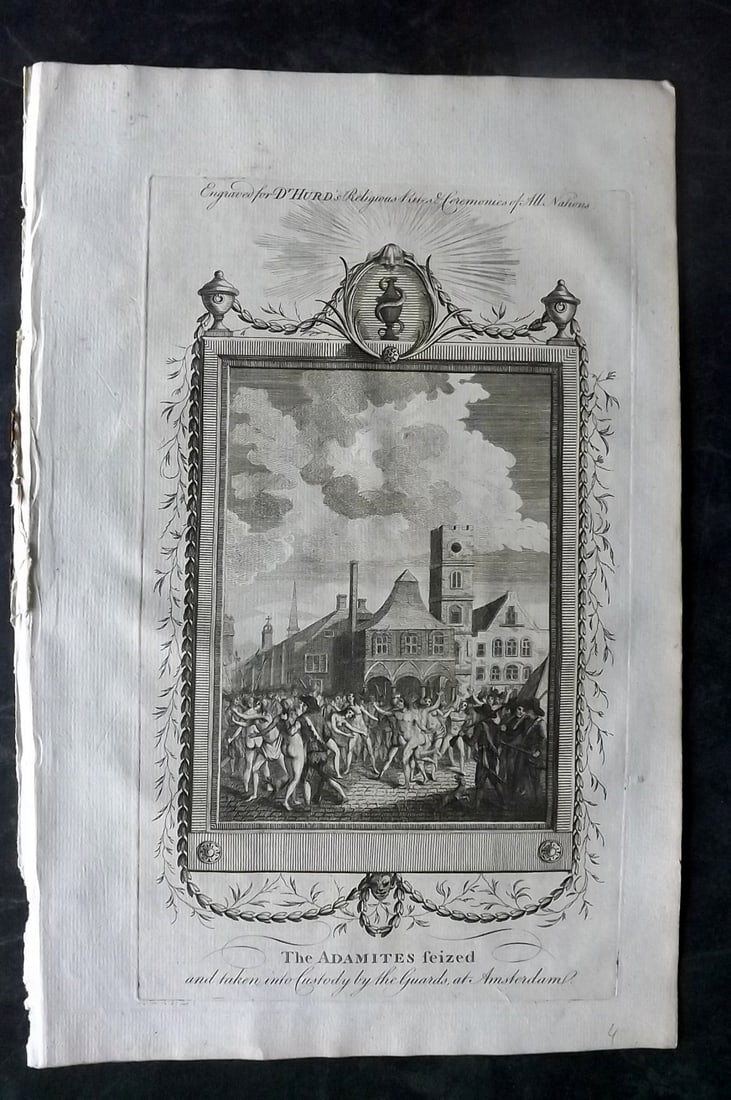 Hurd, William C1780 Folio Print. Canada - Eskimaux Indians, Hudson's Bay (1 of 2)