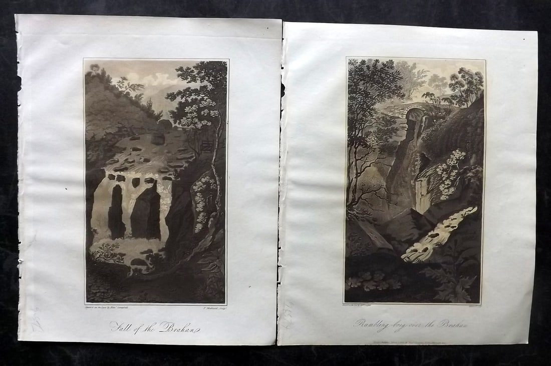 Campbell, Alexander 1811 Pair of Scottish Aquatint Views. Scotland (1 of 2)