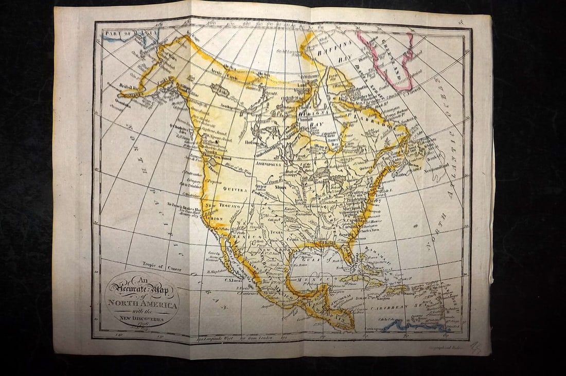 Aitchison, Alexander 1799 Hand Col Map. North America (1 of 1)