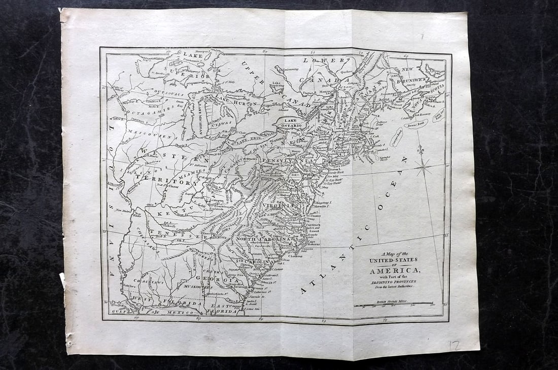 Cooke, George 1801 Antique Map. United States of America (1 of 1)