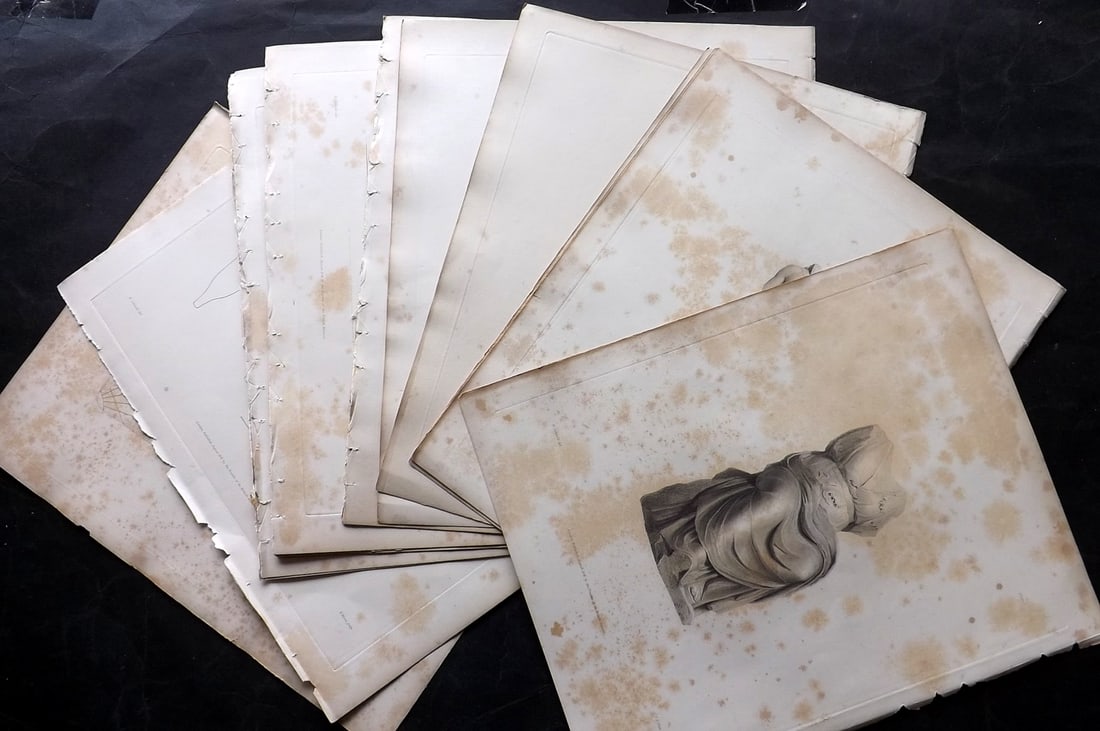 BM Marbles 1841 Lot of 16 Greco-Roman Statues, Antiquities, Vases (1 of 9)