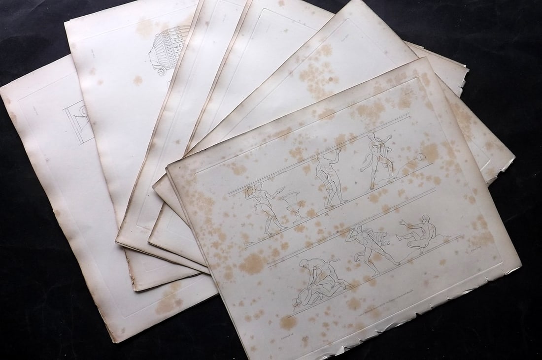 BM Marbles 1841 Lot of 12 Greco-Roman Antiquities, Vases (1 of 7)