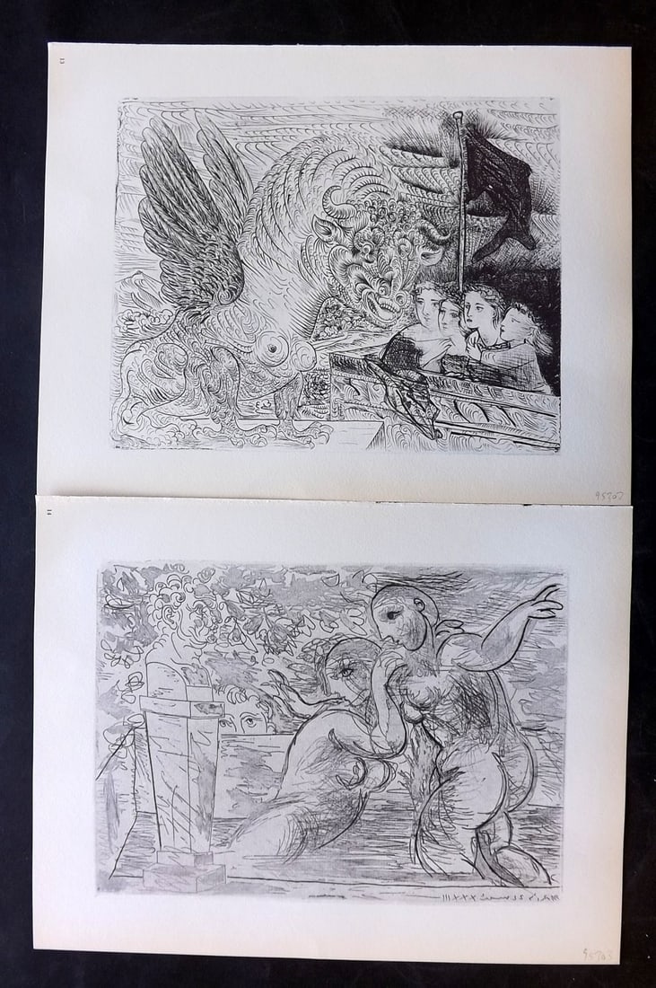 Picasso & Vollard 1956 Pair of Vintage Prints (1 of 2)