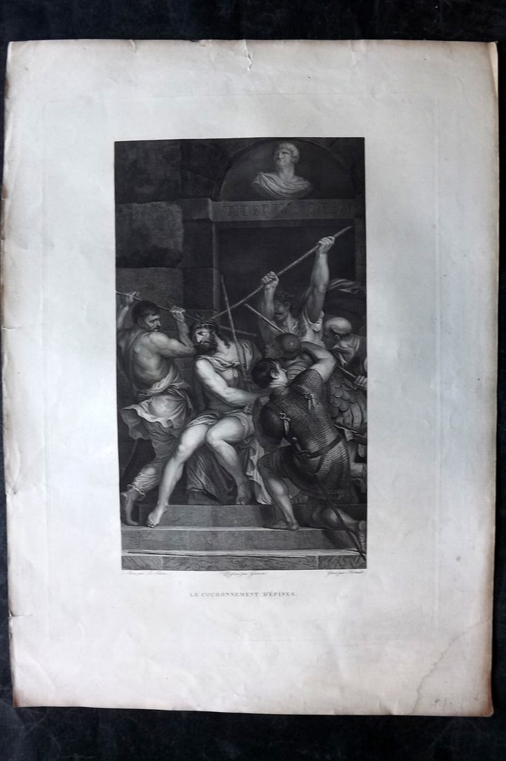 Musee Francais C1805 LG Print. Le Couronnement d'Epines after Titian (1 of 2)