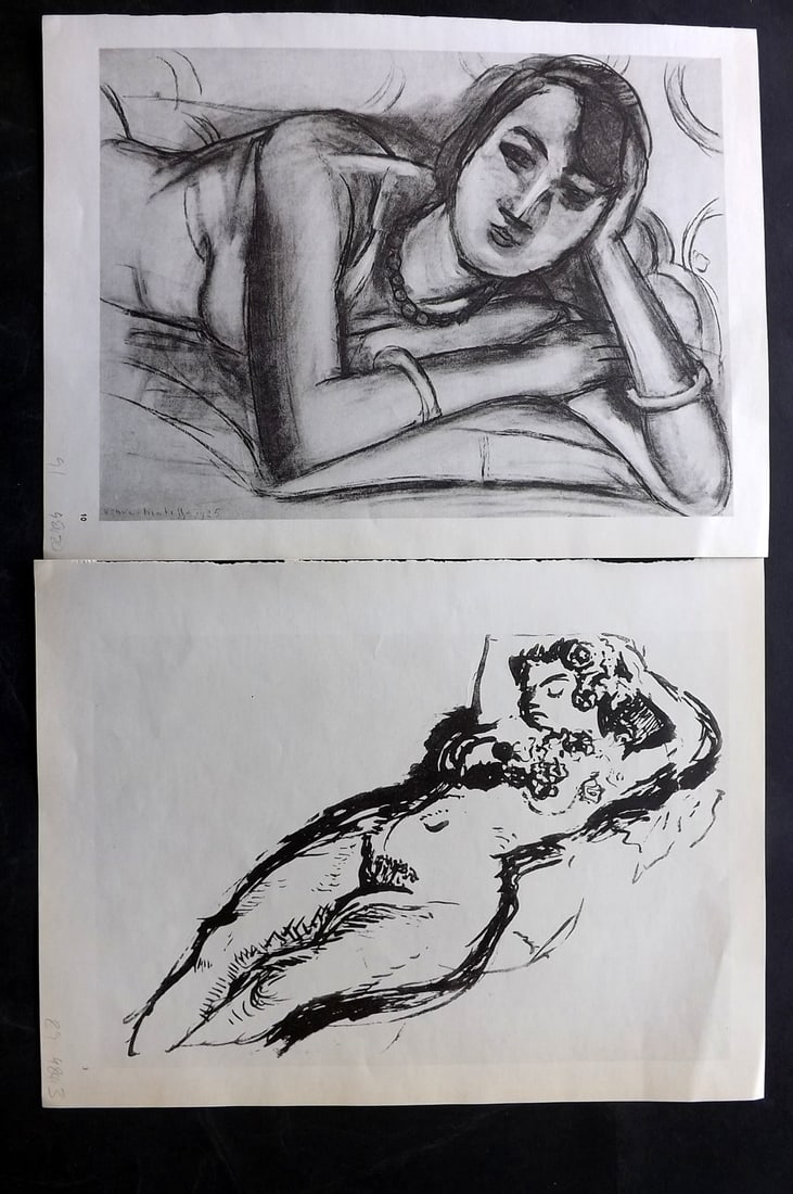 Matisse, Henri 1969 Pair of Folio Scarce Drawing Prints (1 of 2)