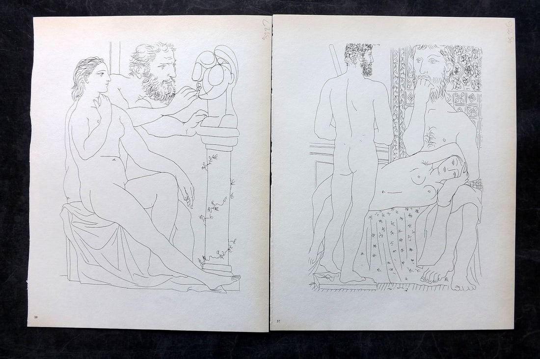 Picasso & Vollard 1956 Pair of Vintage Prints (1 of 2)