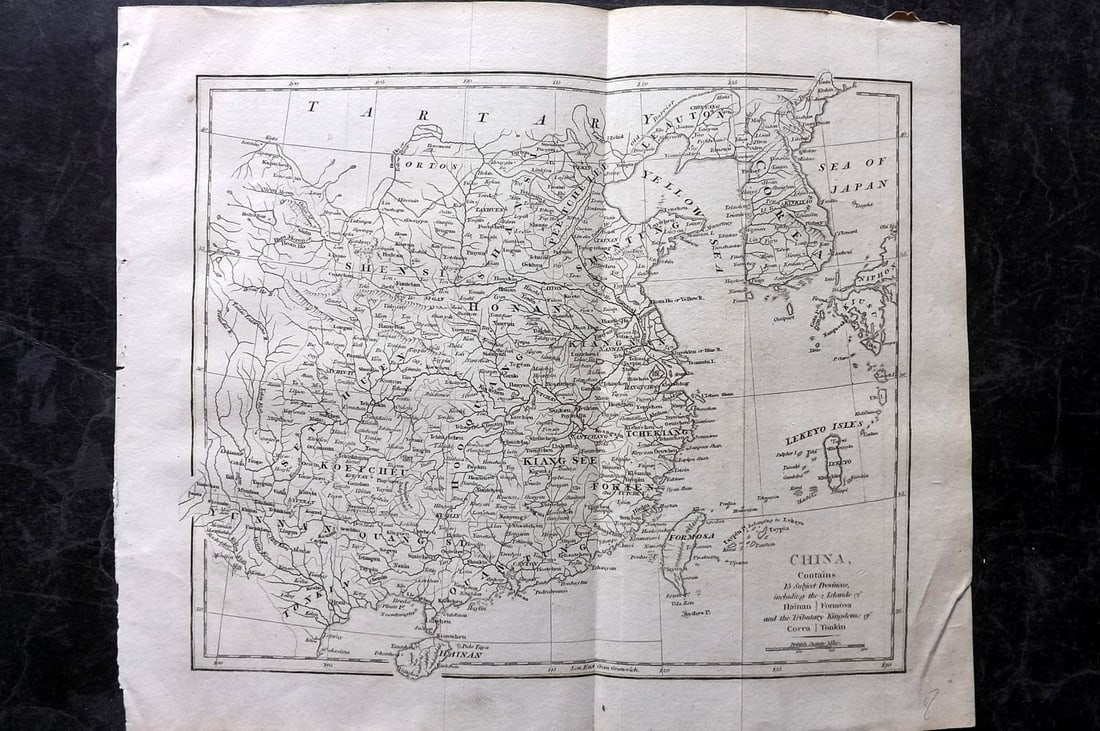 Cooke, George 1801 Antique Map. China (1 of 1)