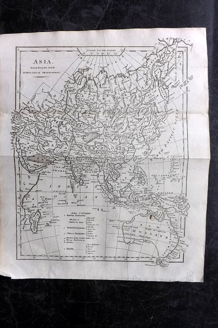 Cooke, George 1801 Antique Map. Asia (1 of 1)
