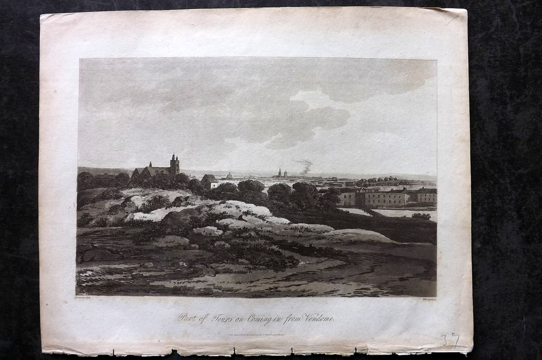 Thornton, Thomas 1806 Print. Tours, France (1 of 1)