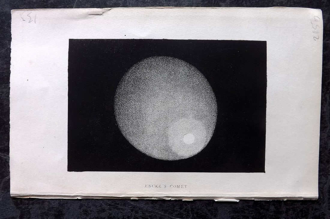 Nichol, John 1843 Astronomy Celestial Print. Encke's Comet (1 of 1)