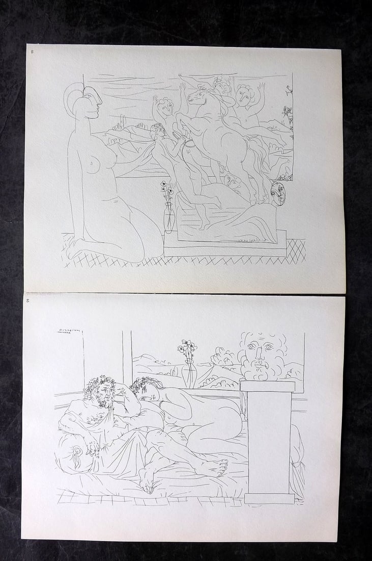 Picasso & Vollard 1956 Pair of Vintage Prints (1 of 2)